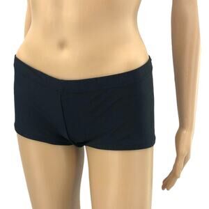 Bal Togs (M) American Y2K Women's Black Stretchy Dancer Shorts Made in USA
